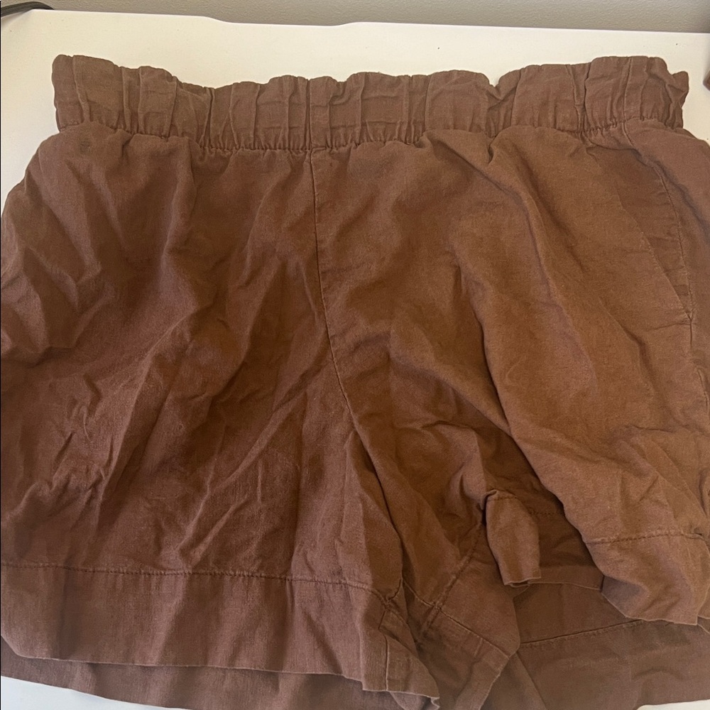 GAP Brown Elastic Waist Casual Shorts